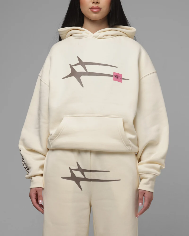 Loiter Hybrid Premium Hoodie Beige
