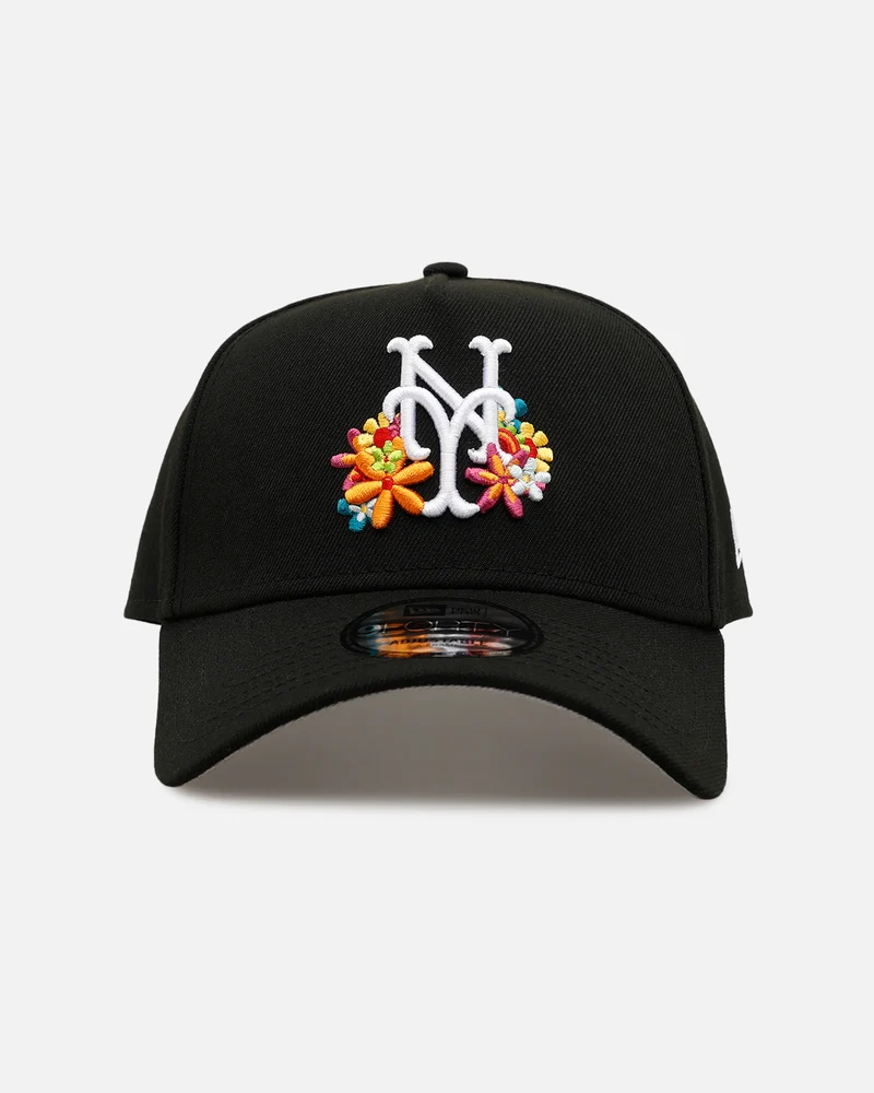 New Era New York Mets 'Summer Flowers' 9FORTY A-Frame Snapback Black