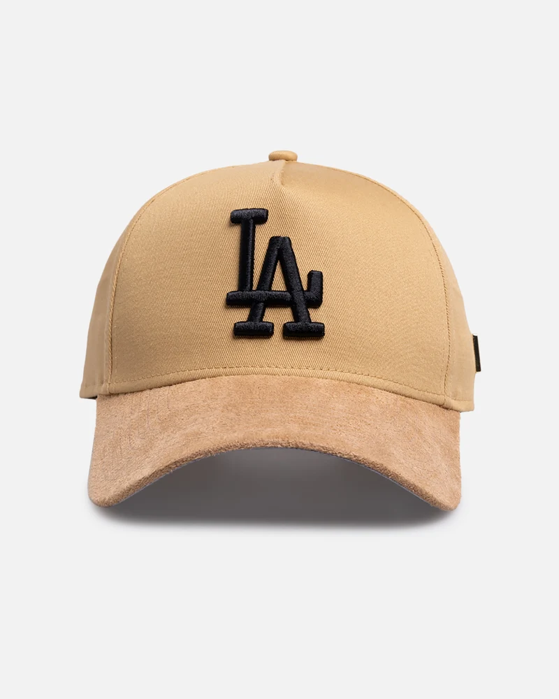 New Era Los Angeles Dodgers 'Suede Visor' 9FORTY A-Frame Snapback Bronze