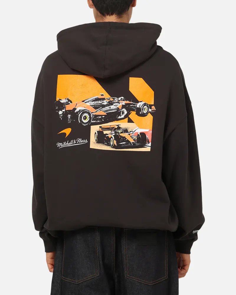 Mitchell & Ness X Mclaren 38 Hoodie Washed Black