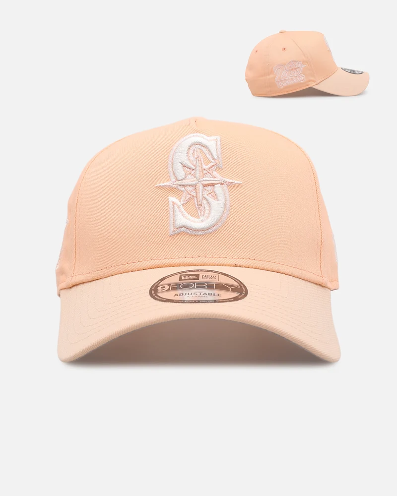 New Era Seattle Mariners 'Peaches' 9FORTY A-Frame Snapback Peach