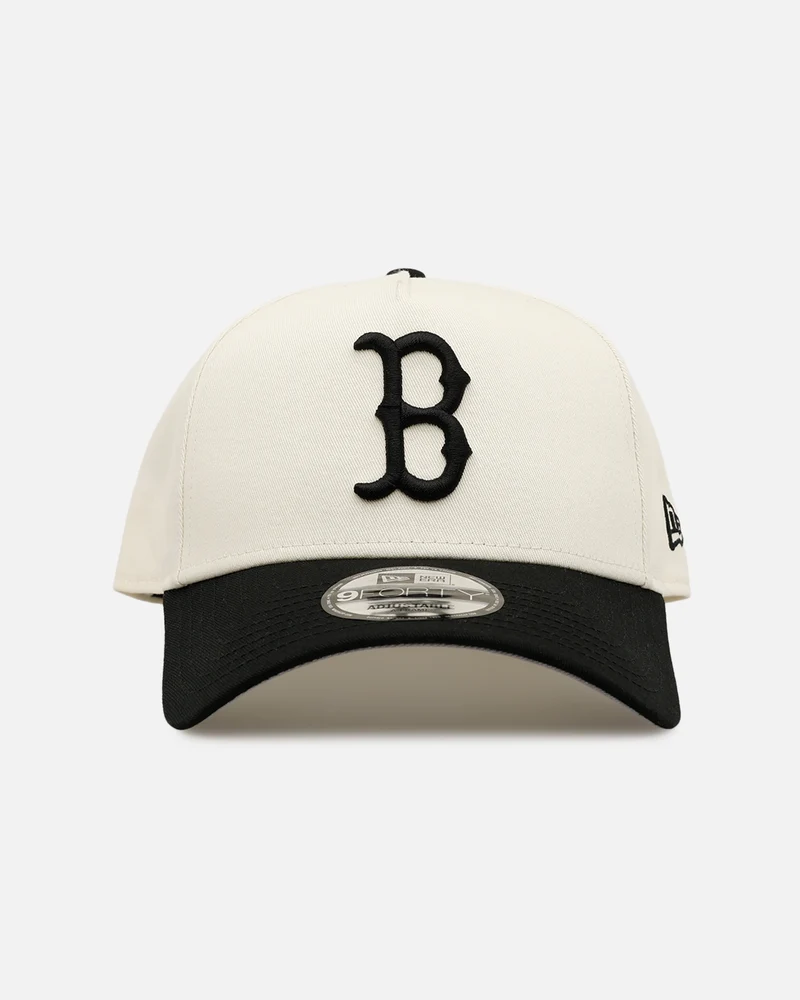 New Era Boston Red Sox 'Easy Chrome Black' 9FORTY A-Frame Snapback Chrome/Black