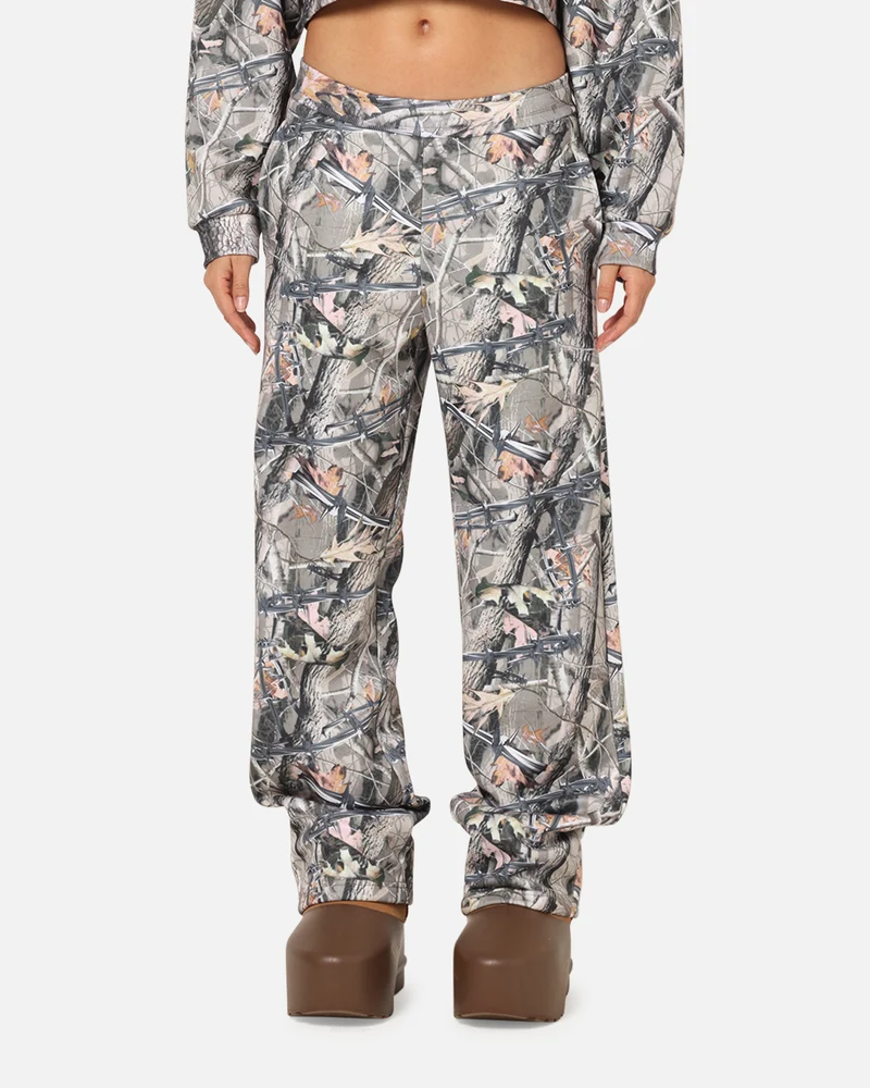 Ed Hardy Women's Camouflage Trackpants Real Tree Camo
