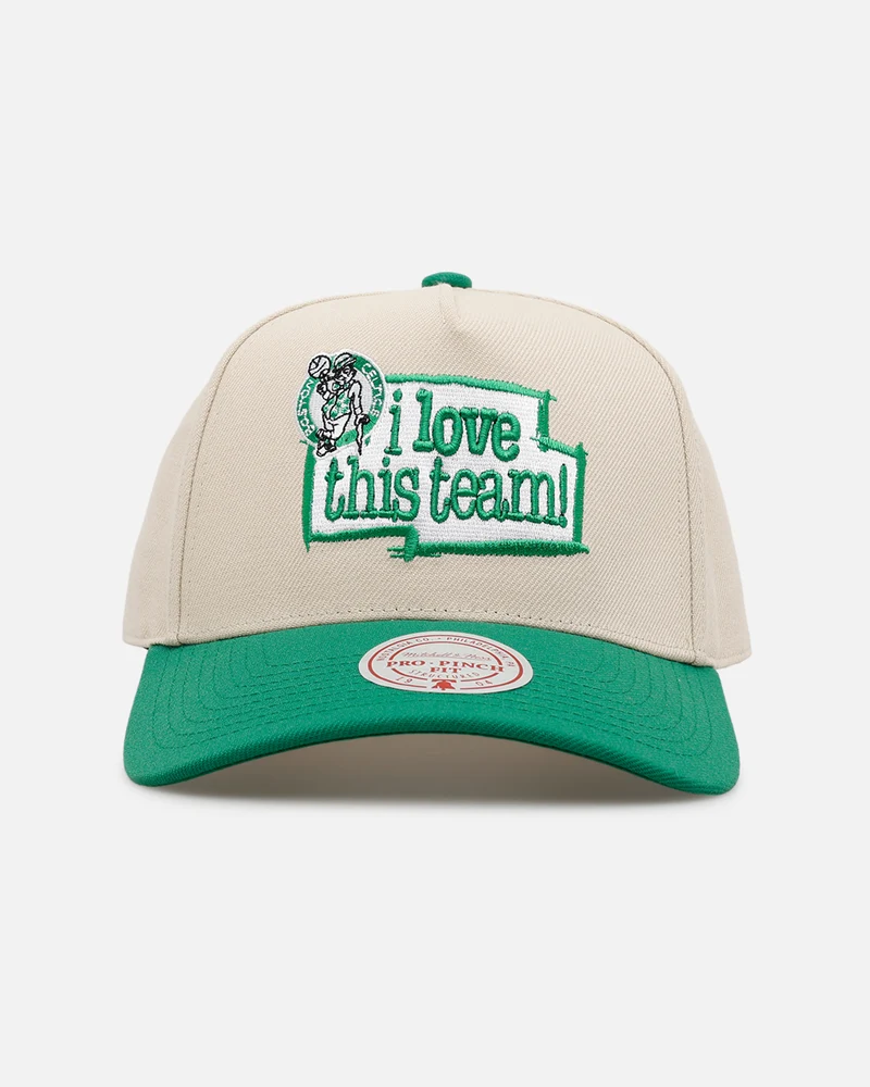 Mitchell & Ness Boston Celtics 'Love' Pro Pinch Snapback OTC