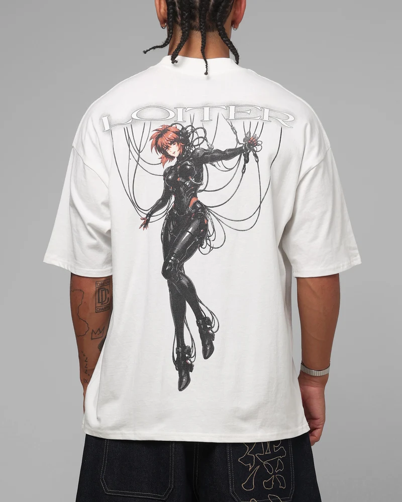 Loiter Ultimate Spectre Vintage T-Shirt Off White