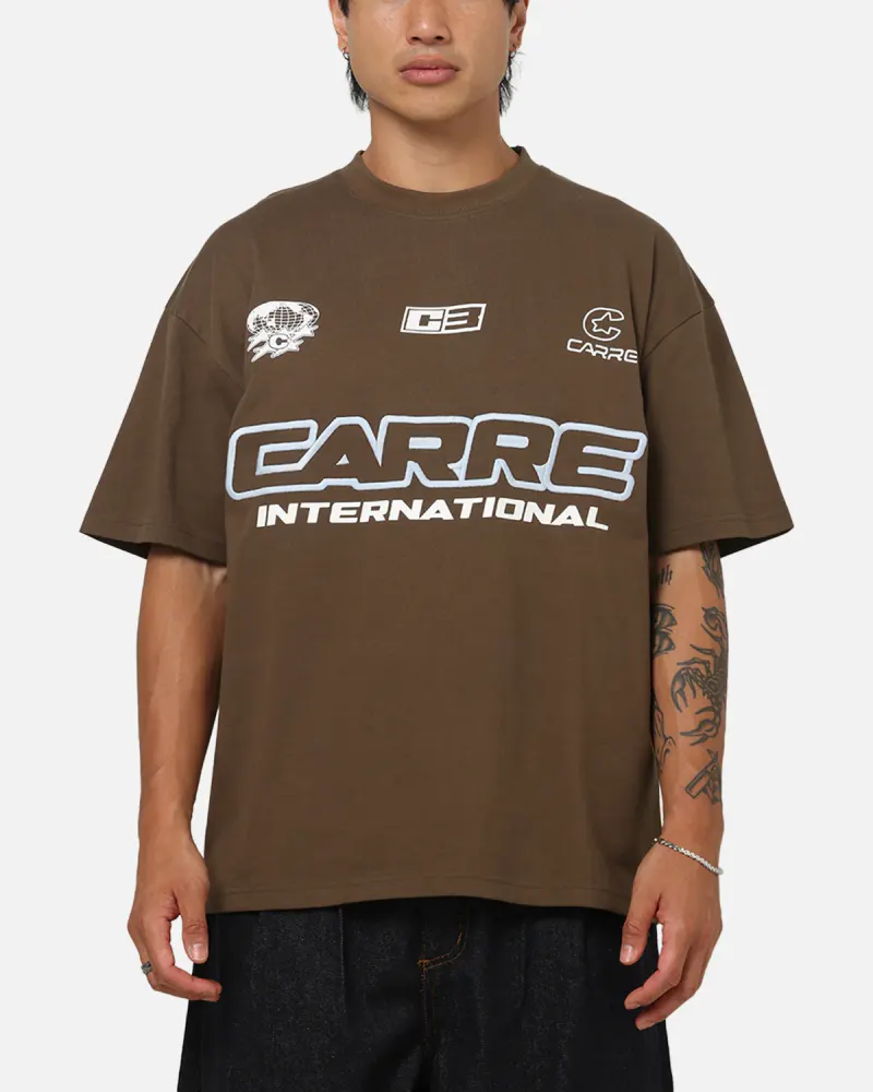 Carre C3 Logo T-Shirt Brown