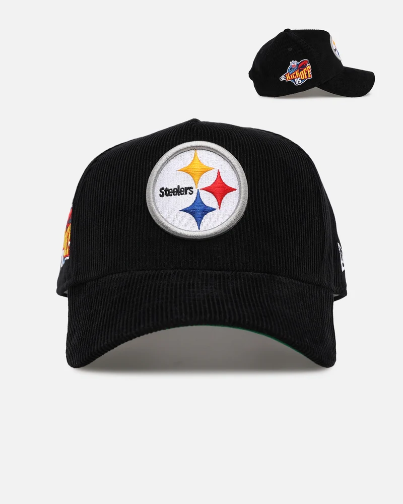 New Era Pittsburgh Steelers 'NFL Kickoff Cord' 9FORTY A-Frame Snapback Official Team Color
