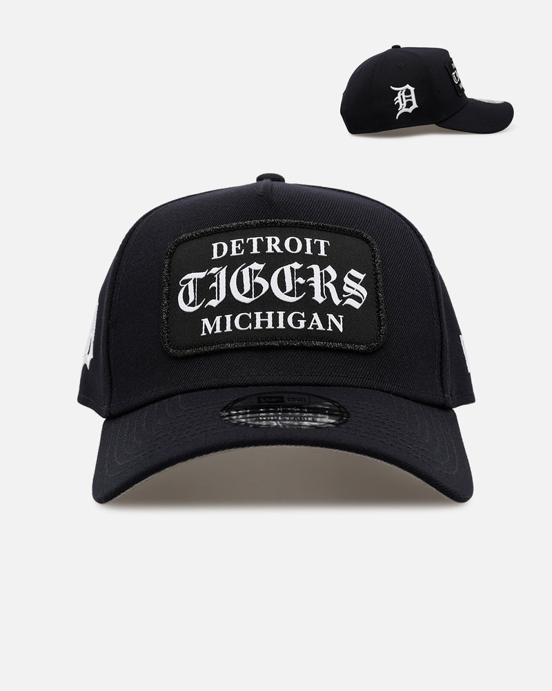 New Era Detroit Tigers 'Gothic Patch' 9FORTY A-Frame Snapback Black
