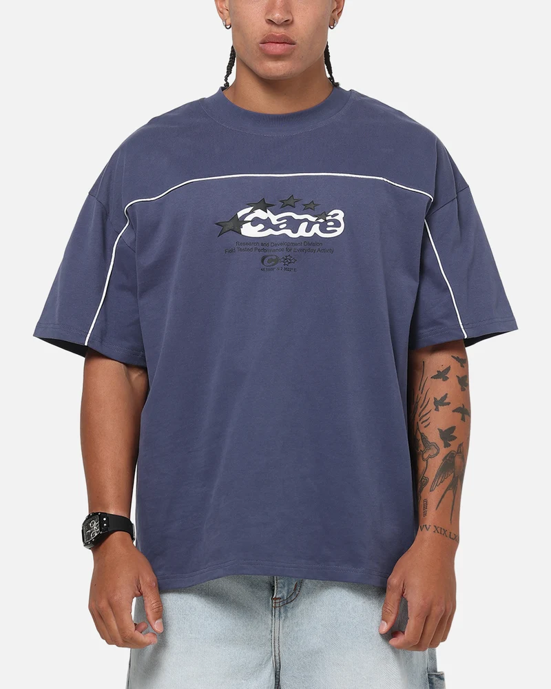 Carre Athletic Crew T-Shirt Vintage Navy