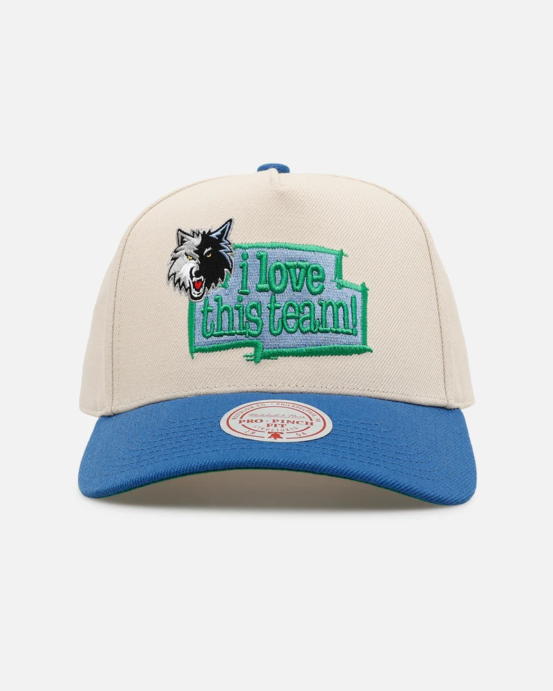 Mitchell & Ness Minnesota Timberwolves 'Love' Pro Pinch Snapback OTC