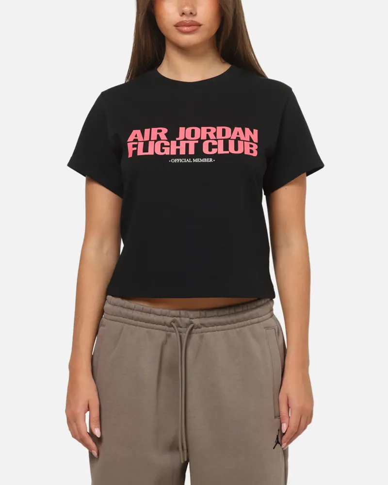 Jordan Women's Flight Club Graphic T-Shirt Black