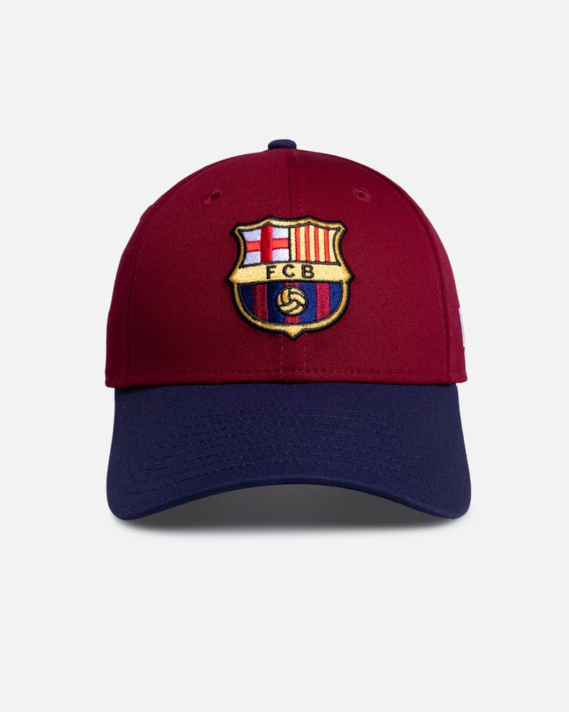 New Era FC Barcelona 'Contrast' 9FORTY Strapback Dark Red