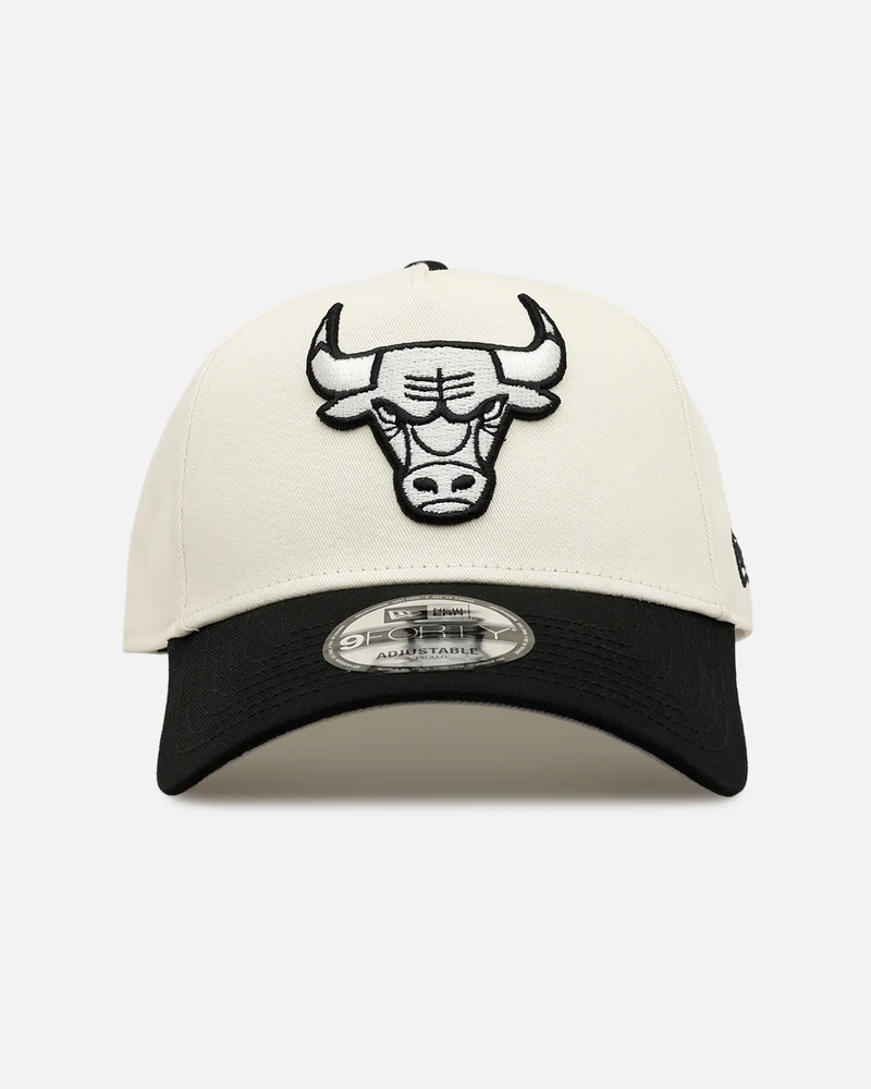 New Era Chicago Bulls 'Easy Chrome Black' 9FORTY A-Frame Snapback Chrome/Black