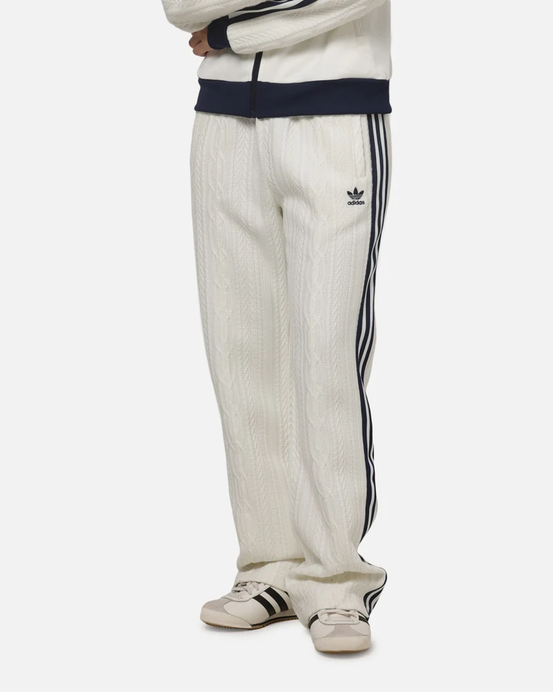 Adidas Women's Knit Classic Track Trousers Off White