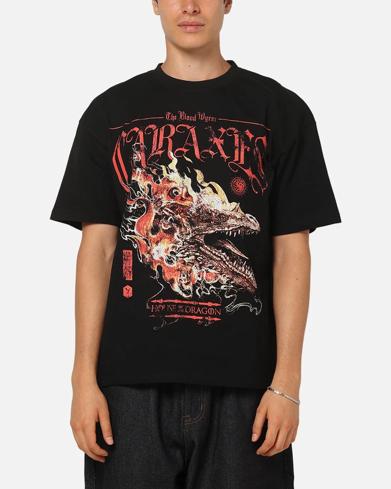 73Studio X House Of The Dragon Caraxes T-Shirt Black