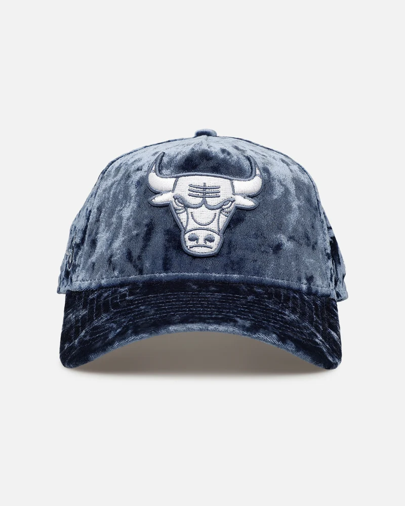 New Era Chicago Bulls 'Crushed Blue Velvet' 9FORTY A-Frame Snapback Blue