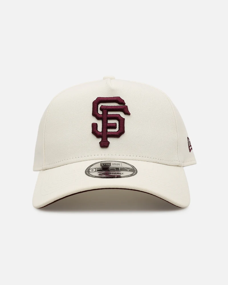 New Era San Francisco Giants 'Too Clean 2.0' 9FORTY A-Frame Snapback Chrome/Maroon