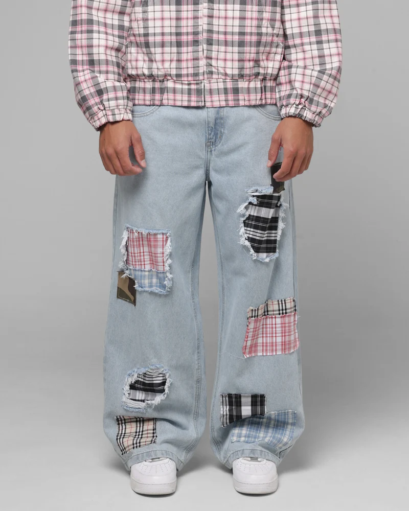 Loiter Patchwork Jeans Denim
