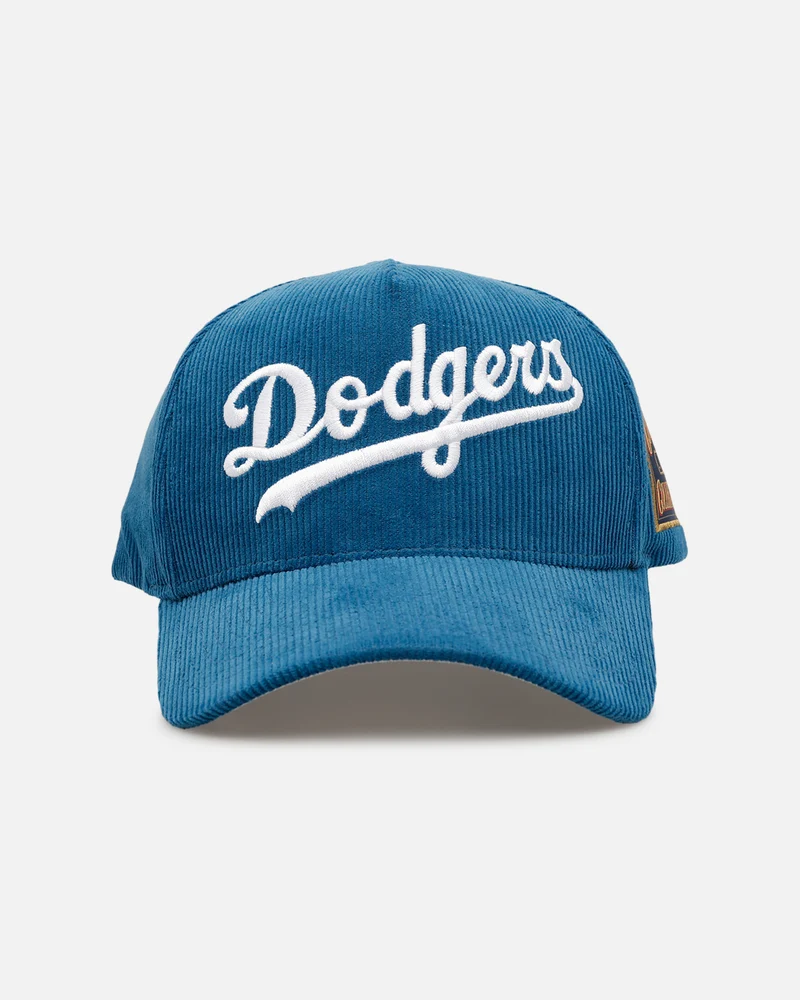 Mitchell & Ness Los Angeles Dodgers 'Vintage Cord' Pro Pinch Snapback Blue