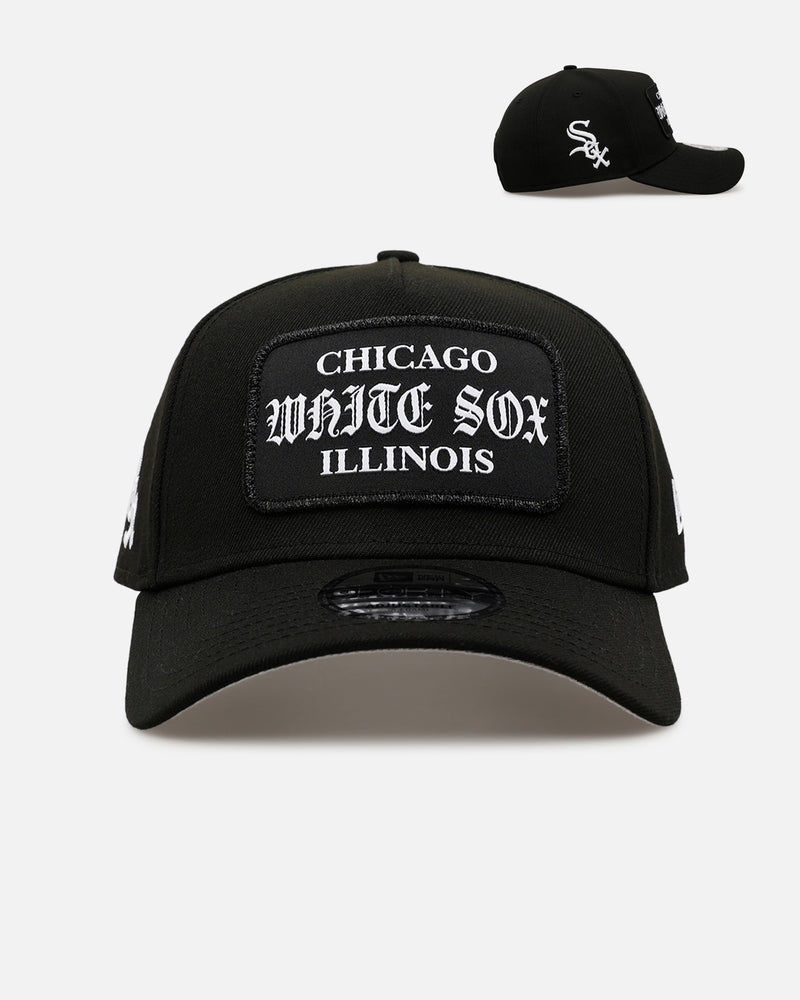 New Era Chicago White Sox 'Gothic Patch' 9FORTY A-Frame Snapback Black