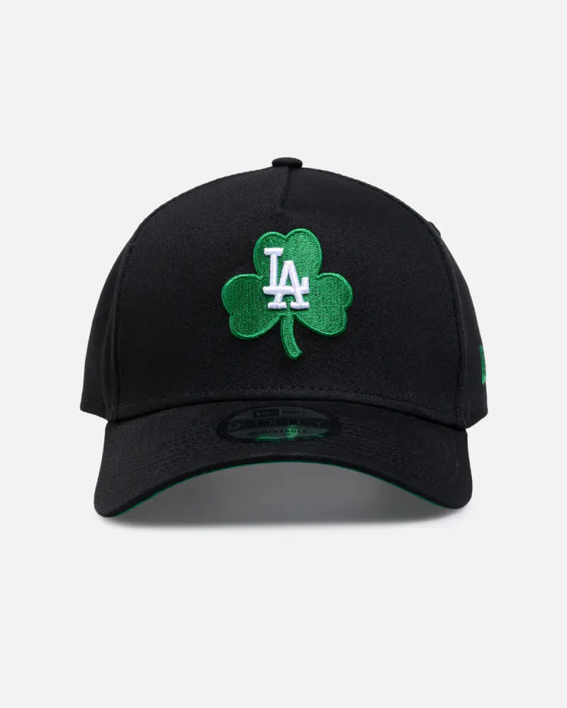 New Era Los Angeles Dodgers 'St.Patrick's Day' 9FORTY A-Frame Snapback Black/Green