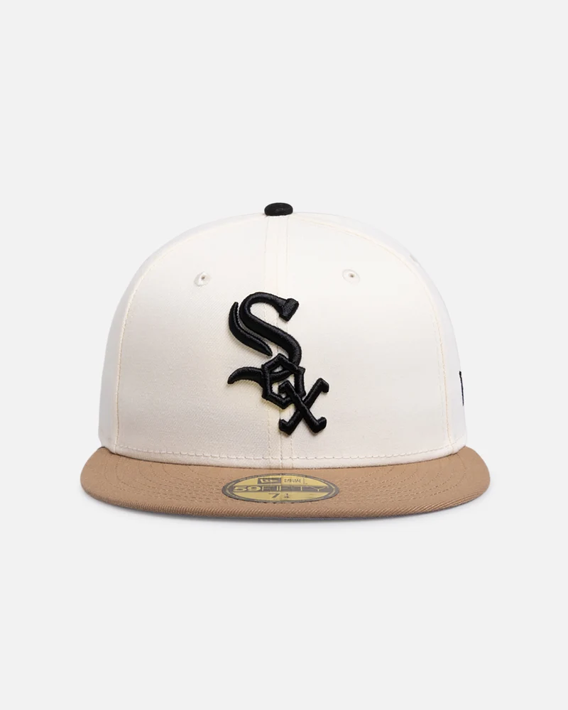 New Era Chicago White Sox 'Chrome Khaki' 59FIFTY Fitted White