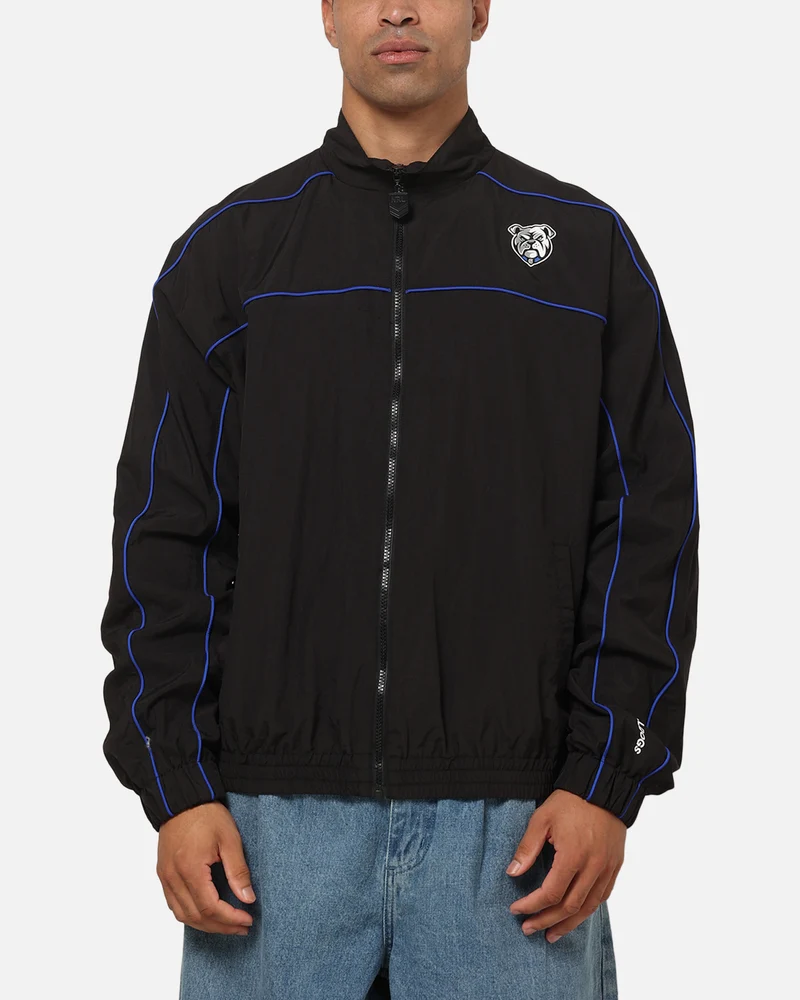 Bleacher Athletic Canterbury-Bankstown Bulldogs NRL Midweight Spray Jacket Black