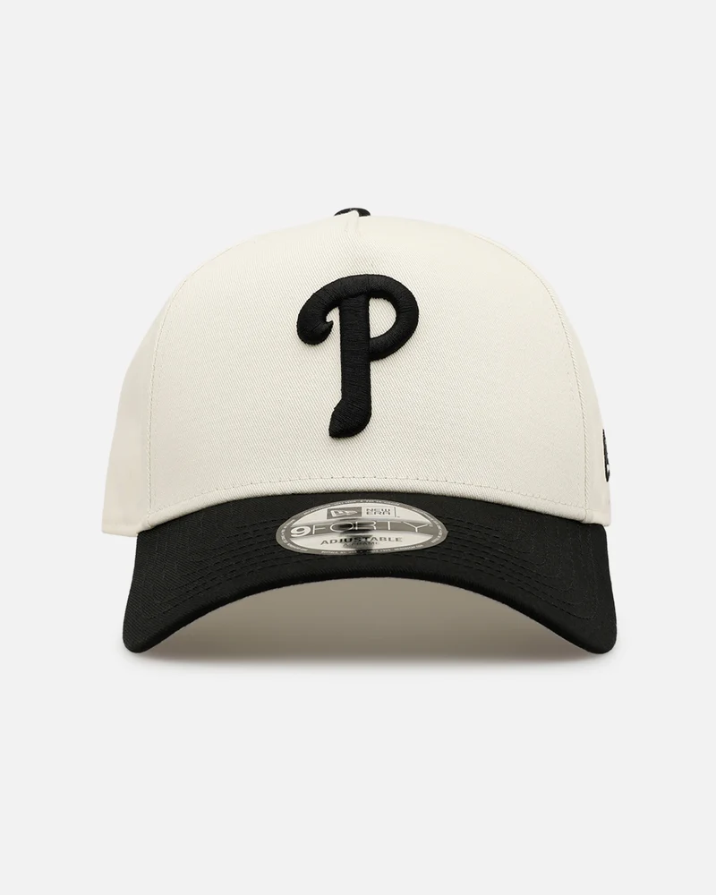 New Era Philadelphia Phillies 'Easy Chrome Black' 9FORTY A-Frame Snapback Chrome/Black