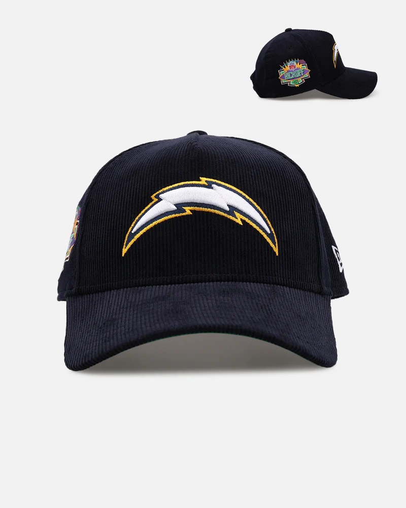 New Era Los Angeles Chargers 'NFL Kickoff Cord' 9FORTY A-Frame Snapback Official Team Color