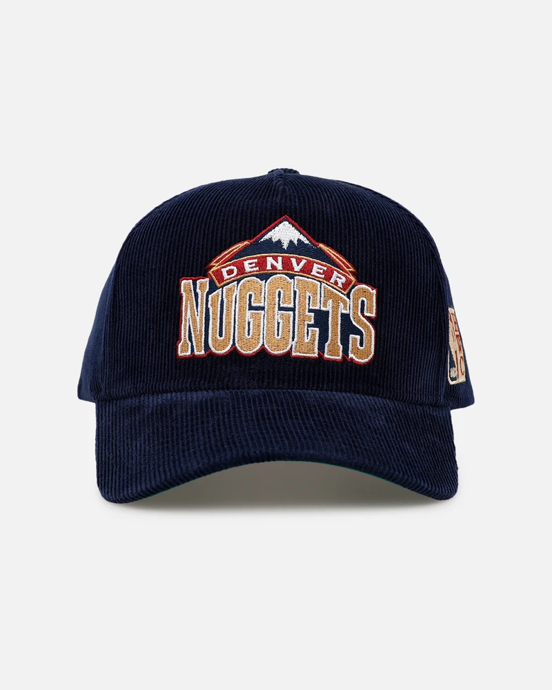 Mitchell & Ness Denver Nuggets 'Vintage Cord' Pro Pinch Snapback Navy