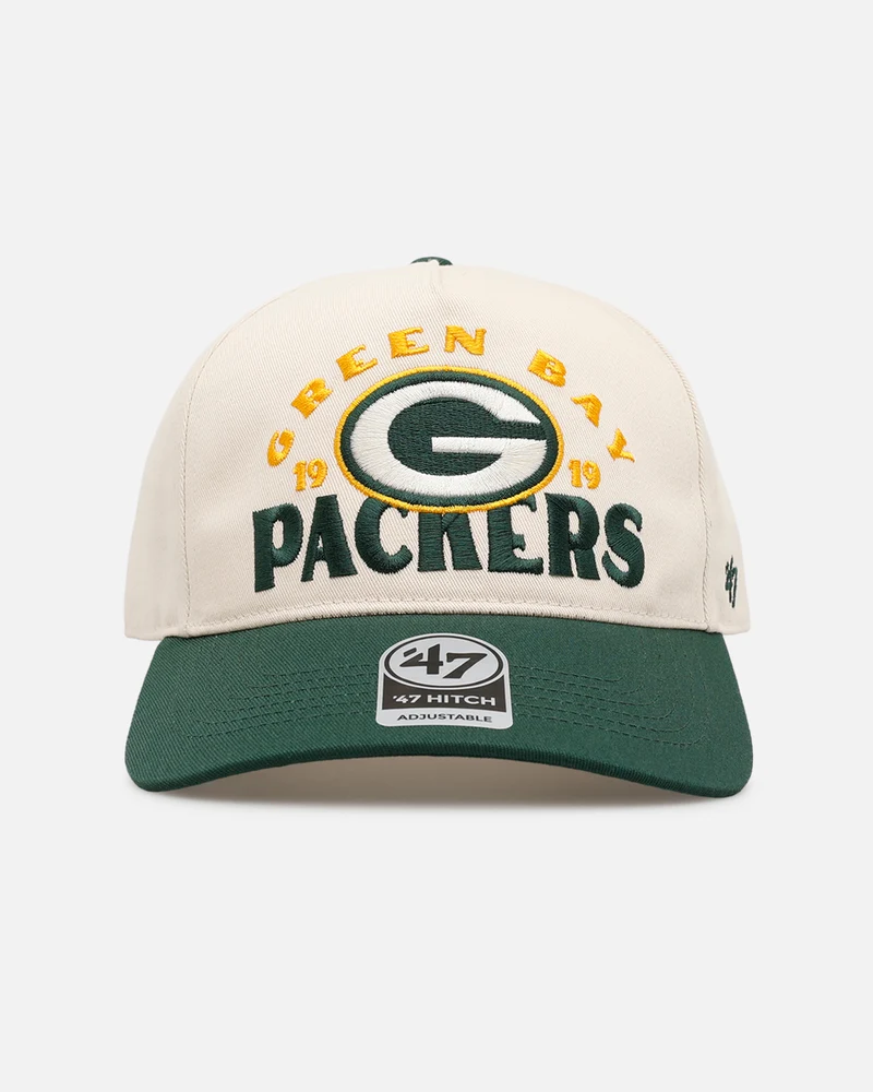 47 Brand Green Bay Packers 'Arcitext' 47 Hitch Snapback Natural