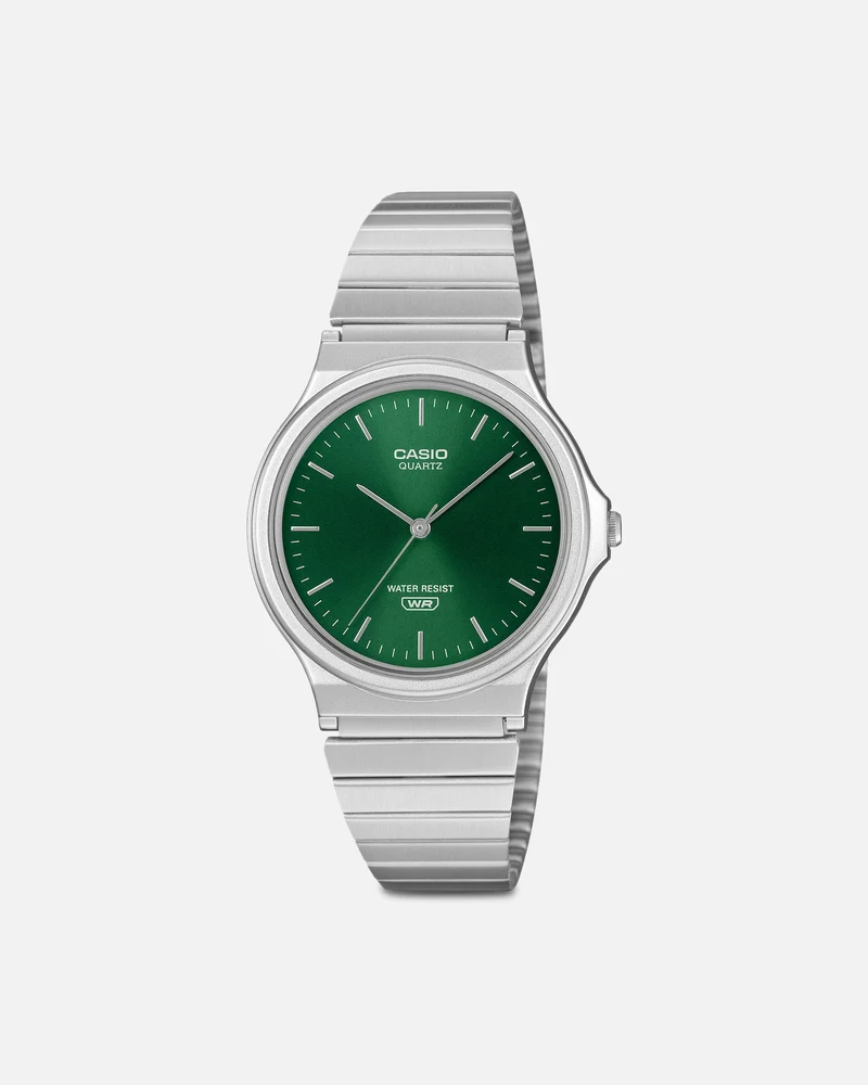 Casio MQ24DA-3A Watch Silver/Green