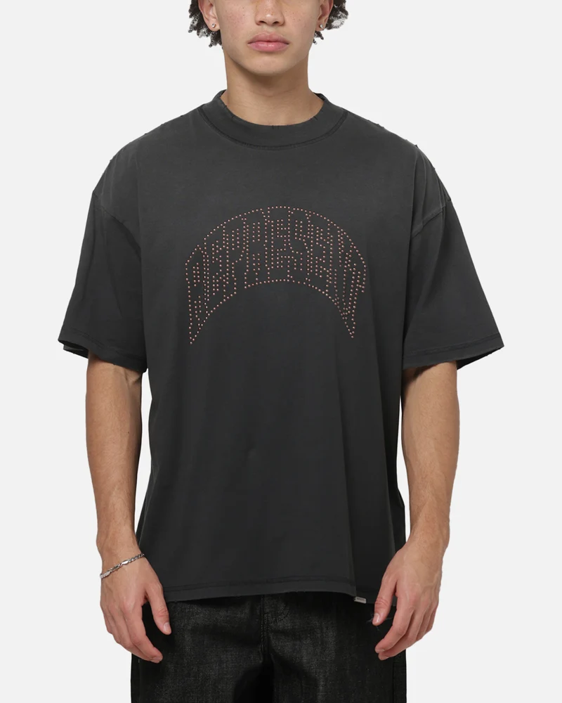 Represent Embellished Represent T-Shirt Stained Black