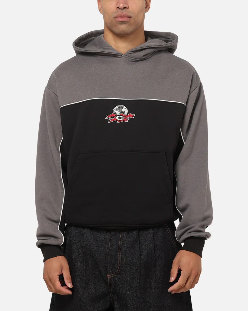Carre Division Hoodie Washed Black