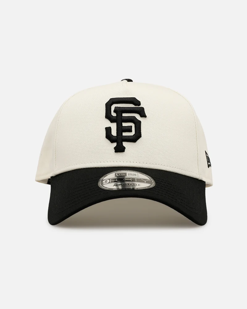 New Era San Francisco Giants 'Easy Chrome Black' 9FORTY A-Frame Snapback Chrome/Black