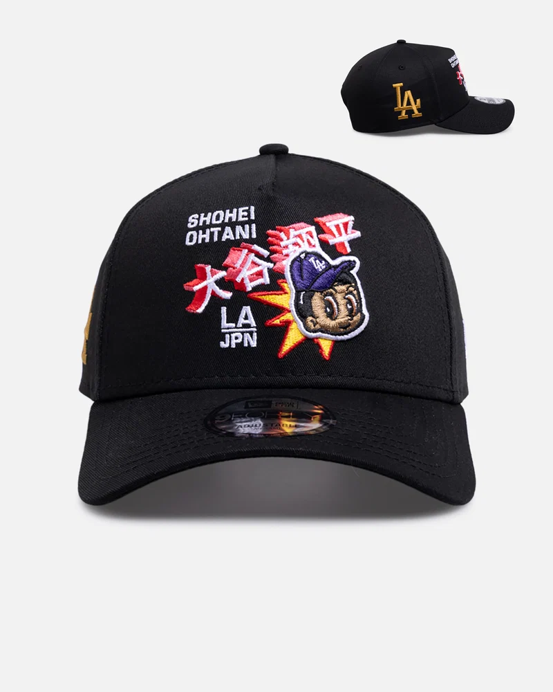 New Era Los Angeles Dodgers 'Ohtani' 9FORTY A-Frame Snapback Black