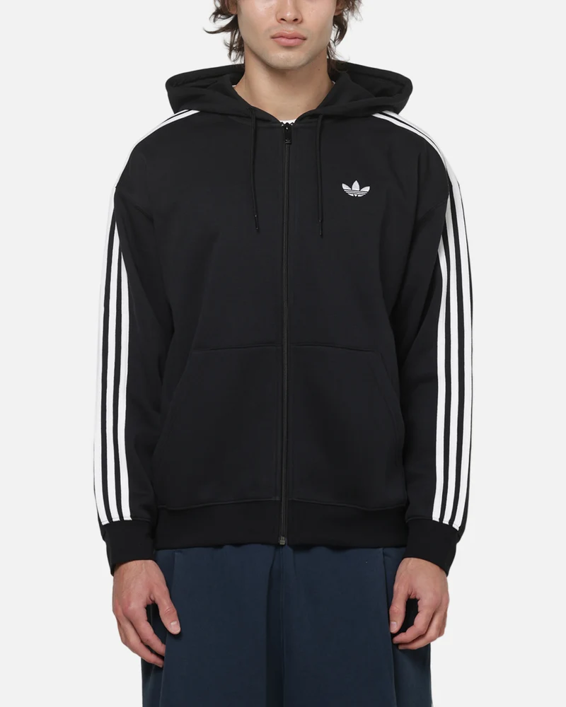 Adidas Baggy Full Zip Hoodie Black