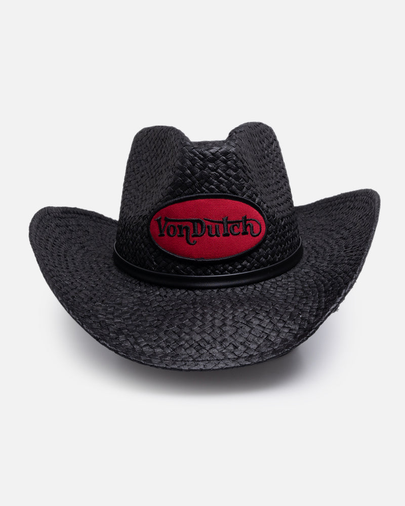 Von Dutch Vintage Ranch Cowboy Hat Black/Red