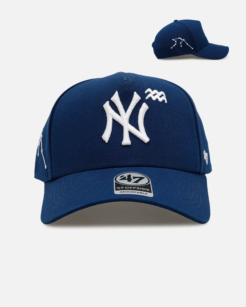 47 Brand New York Yankees 'Yankees Zodiac' Aquarius 47 Offside Snapback Navy Blazer
