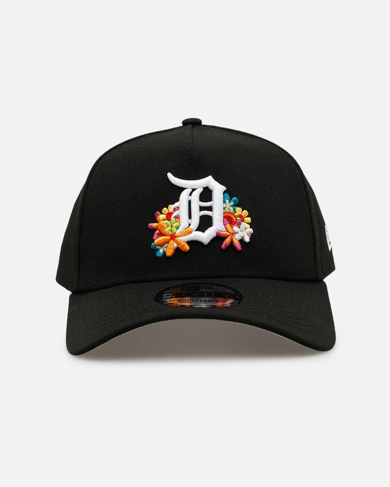 New Era Detroit Tigers 'Summer Flowers' 9FORTY A-Frame Snapback Black
