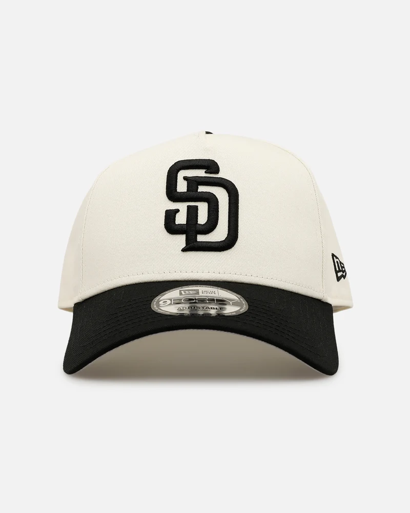 New Era San Diego Padres 'Easy Chrome Black' 9FORTY A-Frame Snapback Chrome/Black