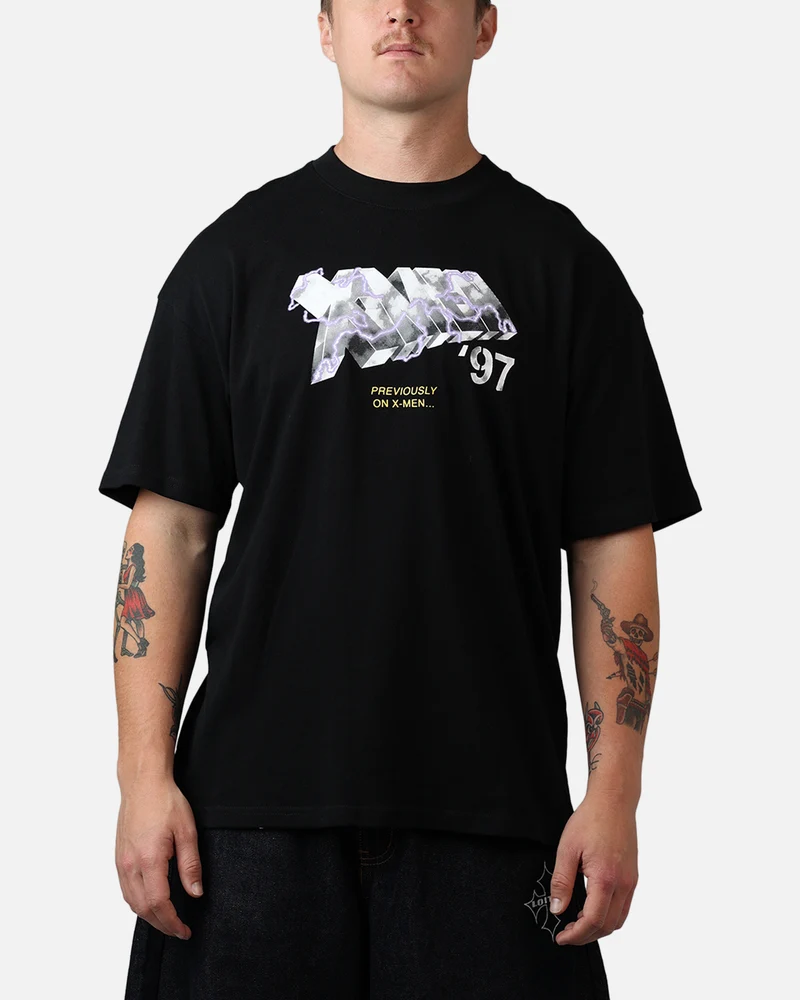 73Studio Marvel X-Men Previously On X-Men T-Shirt Black