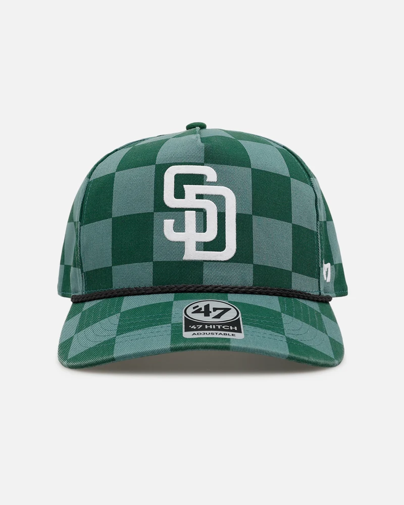 47 Brand San Diego Padres 'Checkerboard' 47 Hitch Snapback Green