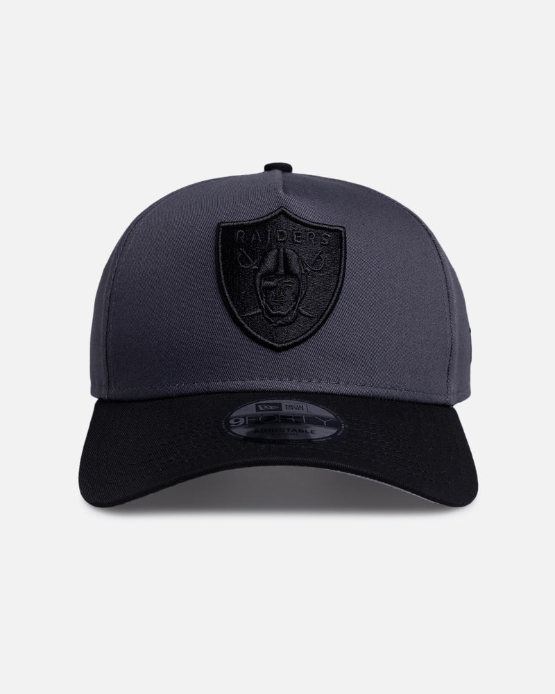 New Era Las Vegas Raiders 'Graphite Black' 9FORTY A-Frame Snapback Black/Grey