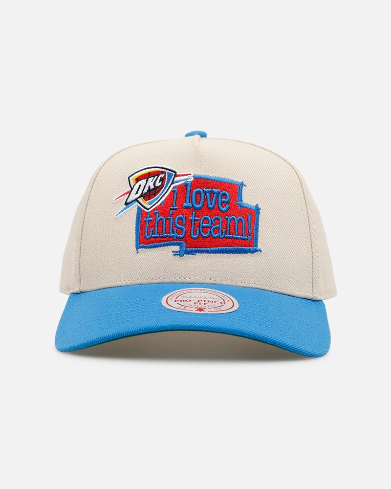 Mitchell & Ness Oklahoma City Thunder 'Love' Pro Pinch Snapback OTC