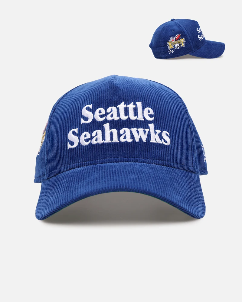 New Era Seattle Seahawks 'NFL Kickoff Cord' 9FORTY A-Frame Snapback Official Team Color