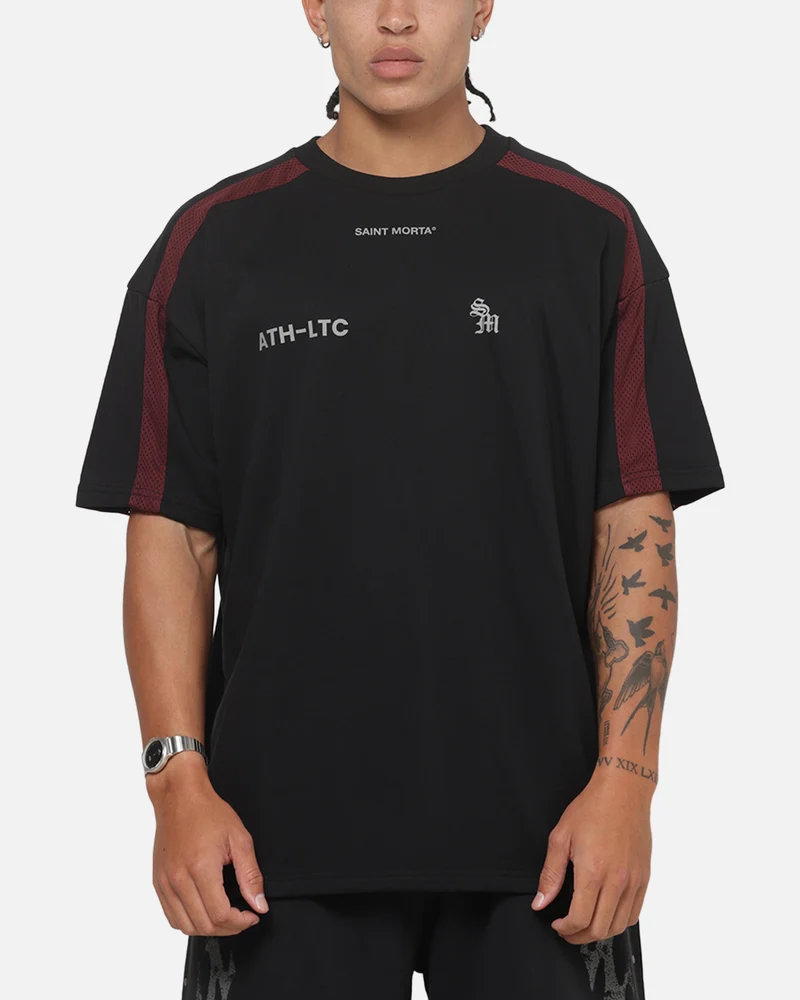 Saint Morta ATHLTC Recon T-Shirt Black/Port
