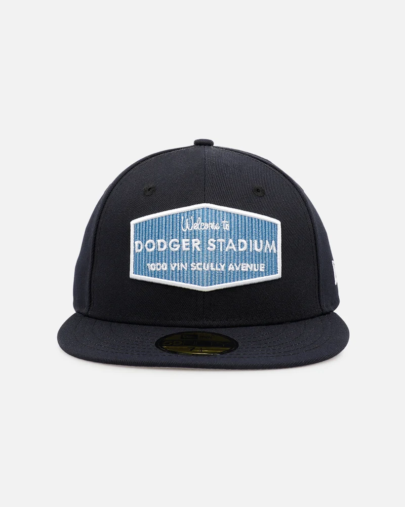 New Era Los Angeles Dodgers 'Welcome Sign' 59FIFTY Fitted Navy