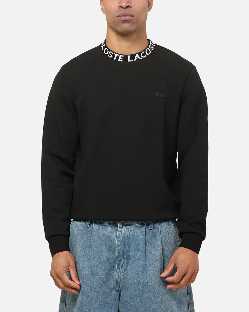 Lacoste Everyday Tech Crewneck Black
