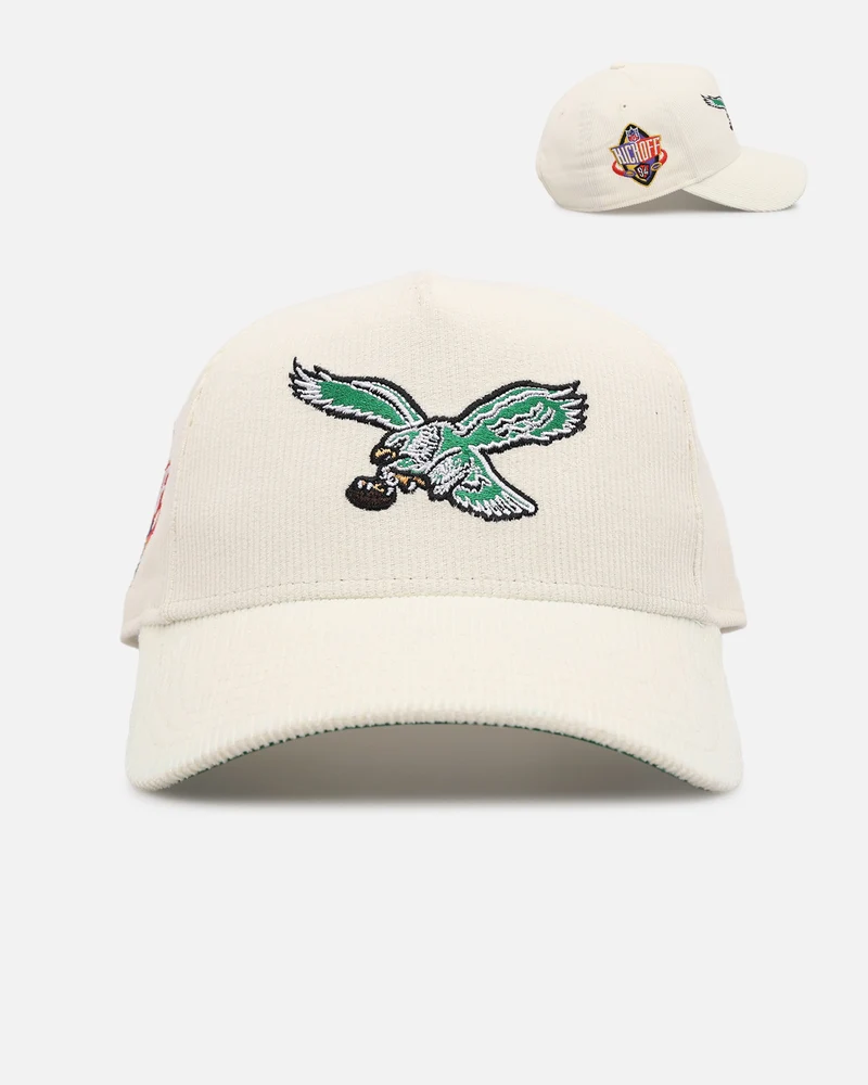 New Era Philadelphia Eagles 'NFL Kickoff Cord' 9FORTY A-Frame Snapback Official Team Color